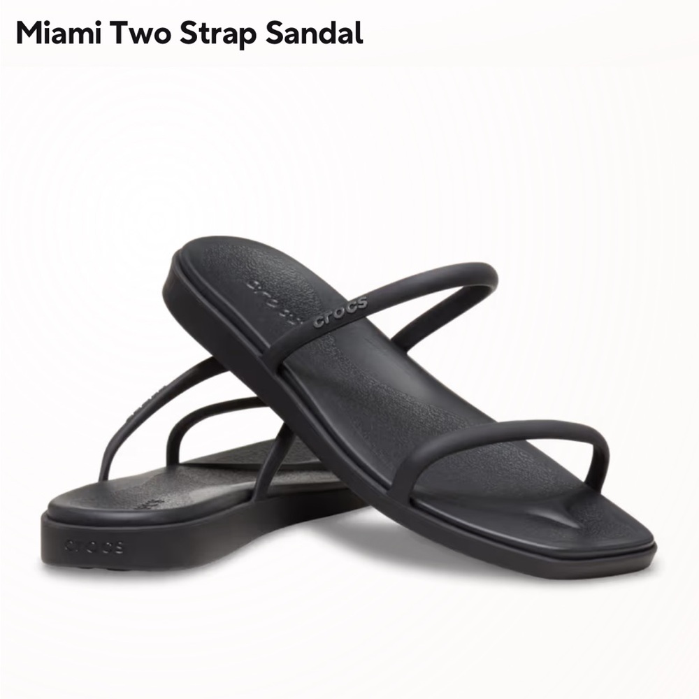 New Crocs Miami Two Strap sandals